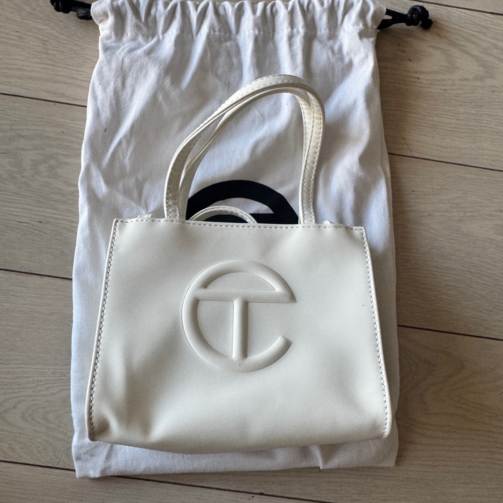 Telfar Cream Tote Bag - Small
